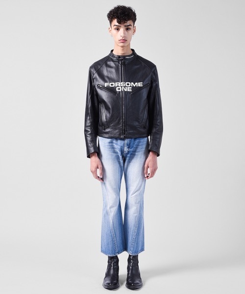 forsomeone ドッキングライダースジャケット FORSOMEONE - DOCKING RIDERS JACKET (INDIGO) | chord online store