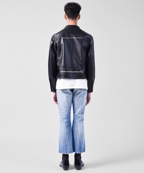 ひろし FORSOMEONE ライダースジャケット FORSOMEONE - RACING RIDERS JACKET 2 (BLACK) | chord online store