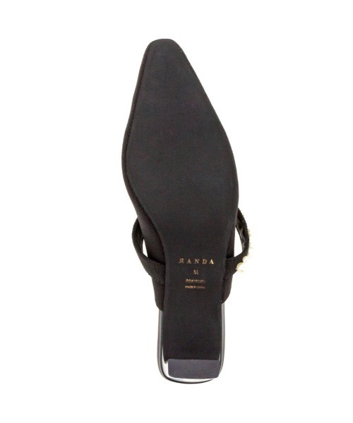 RANDA（ランダ）の「【SUSTAINABLE】パールミュールパンプス（パンプス・レディース・グレイッシュベージュ/ブラック/ブルー・S/M/L/LL）」の10枚目の写真