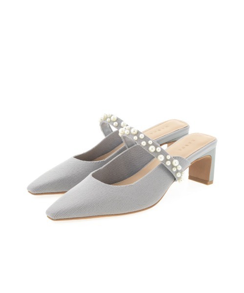 RANDA（ランダ）の「【SUSTAINABLE】パールミュールパンプス（パンプス・レディース・グレイッシュベージュ/ブラック/ブルー・S/M/L/LL）」の16枚目の写真