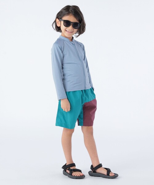 Speedo(スピード)の「Speedo:90~120cm /〈UVカット〉Boys Shorts(水着・キッズ・ネイビー/ブルー系・90/100/110/120)」の4枚目の写真