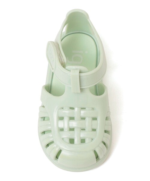 igor（イゴール）の「【WEB限定】igor:12～17cm / TOBBY SOLID GLOSS（サンダル・キッズ・アイボリー/ピンク/ライトグリーン/イエロー/ラベンダー・12/13/14/15 /16/17）」の11枚目の写真
