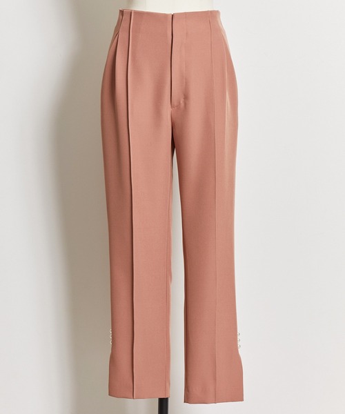 NOELA（ノエラ）の「サイドパールスリットパンツ（その他パンツ・レディース・オフホワイト/ピンク/ラベンダー・S/M）」の18枚目の写真