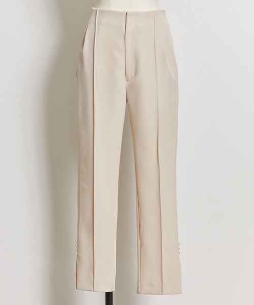 NOELA（ノエラ）の「サイドパールスリットパンツ（その他パンツ・レディース・オフホワイト/ピンク/ラベンダー・S/M）」の16枚目の写真