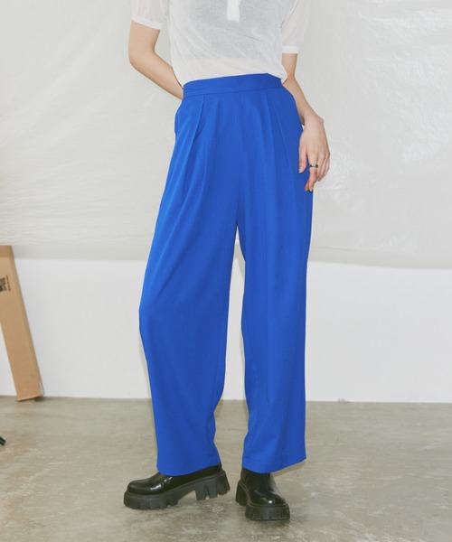 Happy John（ハッピージョン）の「cocoon easy pants/コクーンイージーパンツ（その他パンツ・レディース・レッド/イエロー/ブルー・SMALL/MEDIUM）」の7枚目の写真