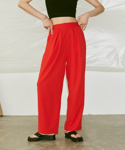 Happy John（ハッピージョン）の「cocoon easy pants/コクーンイージーパンツ（その他パンツ・レディース・レッド/イエロー/ブルー・SMALL/MEDIUM）」の20枚目の写真