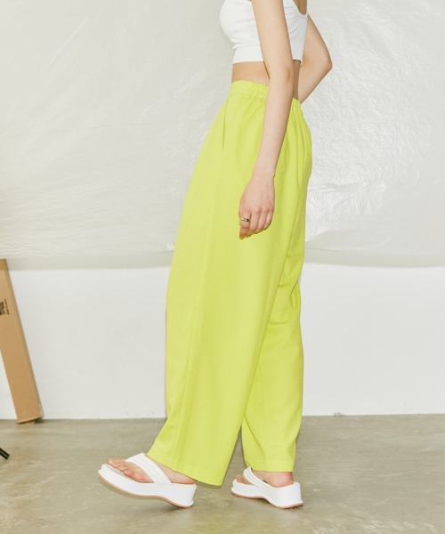 Happy John（ハッピージョン）の「cocoon easy pants/コクーンイージーパンツ（その他パンツ・レディース・レッド/イエロー/ブルー・SMALL/MEDIUM）」の15枚目の写真