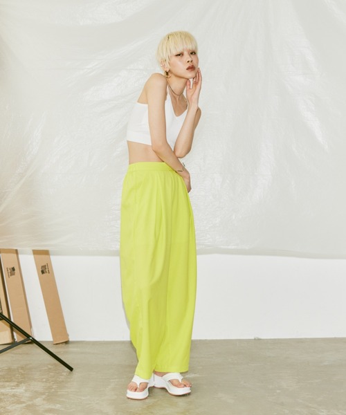 Happy John（ハッピージョン）の「cocoon easy pants/コクーンイージーパンツ（その他パンツ・レディース・レッド/イエロー/ブルー・SMALL/MEDIUM）」の19枚目の写真