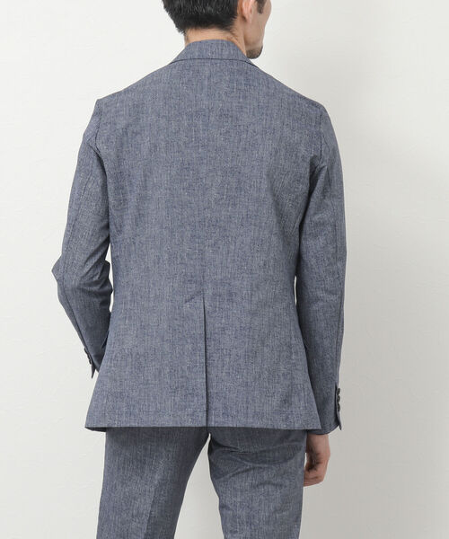 NOLLEY'S goodman（ノーリーズグッドマン）の「《セットアップ対応》COOL DOTS / クールドッツ(R) ジャケット（テーラードジャケット・メンズ・チャコールグレー/インディゴブルー/ネイビー/グレイッシュベージュ/ブルー・M/L/XL/S）」の8枚目の写真