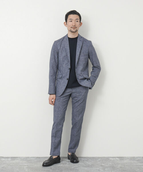 NOLLEY'S goodman（ノーリーズグッドマン）の「《セットアップ対応》COOL DOTS / クールドッツ(R) ジャケット（テーラードジャケット・メンズ・チャコールグレー/インディゴブルー/ネイビー/グレイッシュベージュ/ブルー・M/L/XL/S）」の10枚目の写真