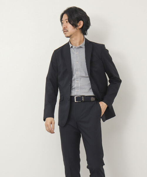 NOLLEY'S goodman（ノーリーズグッドマン）の「《セットアップ対応》COOL DOTS / クールドッツ(R) ジャケット（テーラードジャケット・メンズ・チャコールグレー/インディゴブルー/ネイビー/グレイッシュベージュ/ブルー・M/L/XL/S）」の18枚目の写真