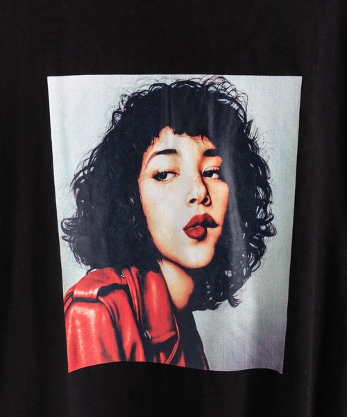 Ressaca(レサーカ)の「オーバーサイズ フォトプリント クルーネック半袖Tシャツ(Tシャツ/カットソー・メンズ・ブラック/ホワイト・L/M/XL)」の11枚目の写真