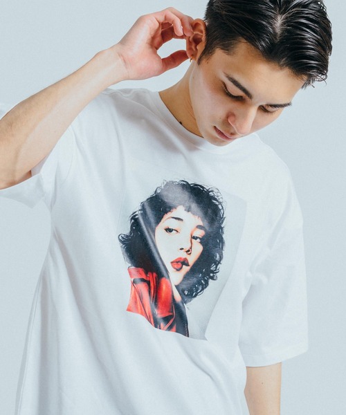 Ressaca(レサーカ)の「オーバーサイズ フォトプリント クルーネック半袖Tシャツ(Tシャツ/カットソー・メンズ・ブラック/ホワイト・L/M/XL)」の18枚目の写真