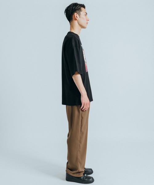 Ressaca(レサーカ)の「オーバーサイズ フォトプリント クルーネック半袖Tシャツ(Tシャツ/カットソー・メンズ・ブラック/ホワイト・L/M/XL)」の6枚目の写真