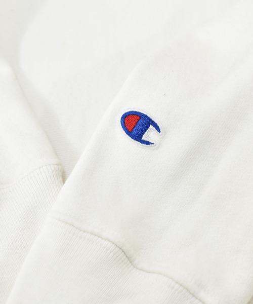 Champion(チャンピオン)の「【ヴィンテージ古着】Y2K Champion / チャンピオン リバースウィーブ 目無し クルーネックスウェット(スウェット・メンズ・ホワイト・LARGE)」の2枚目の写真