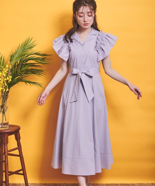 Noela（ノエラ）の「ストライプシャツワンピ（ワンピース）」 - WEAR