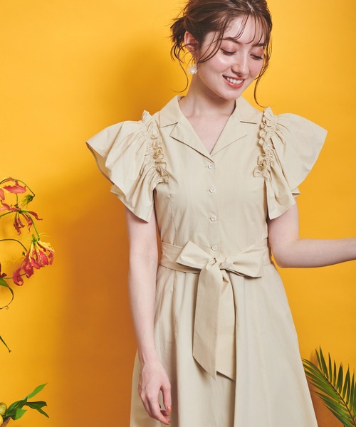 Noela（ノエラ）の「ストライプシャツワンピ（ワンピース）」 - WEAR