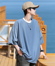 EFFECTION（エフェクション）の「【neos -addictive design-】ビッグシルエット ミラノリブ ドルマン サマーニット セーター（ニット/セーター）」