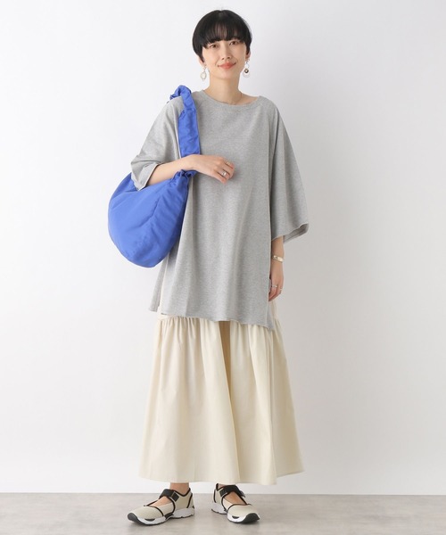 LEPSIM(レプシィム)の「キリカエギャザースカート 194571(スカート・レディース・アイボリー/カーキ/ブラック・FREE)」の5枚目の写真