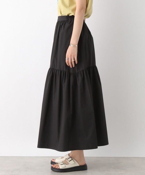 LEPSIM(レプシィム)の「キリカエギャザースカート 194571(スカート・レディース・アイボリー/カーキ/ブラック・FREE)」の10枚目の写真