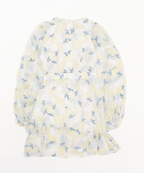 Ted Baker(テッドベーカー)の「SUZIIEE アシンメトリックフリル ミディドレス(ワンピース・レディース・スカイブルー・0/1/2/3)」の2枚目の写真