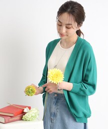 DRESKIP | 気になる二の腕カバーにも◎ ボレロ7分袖カーディガン(カーディガン/ボレロ)