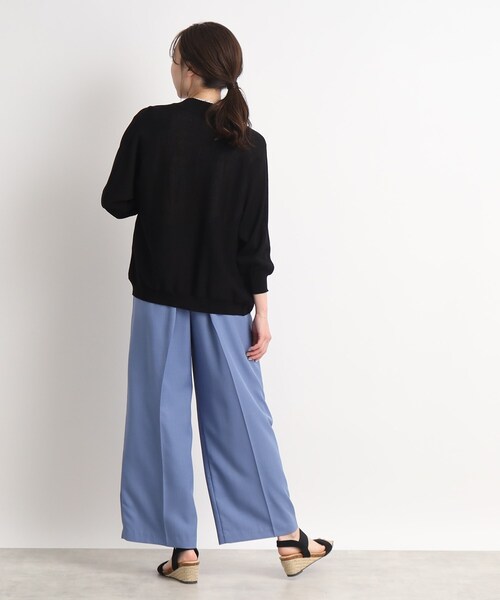 DRESKIP（ドレスキップ）の「◆気になる二の腕カバーにも◎ 7分袖ボレロ　カーディガン（カーディガン/ボレロ・レディース・グリーン/ブラック/ライトベージュ/オフホワイト・00）」の13枚目の写真