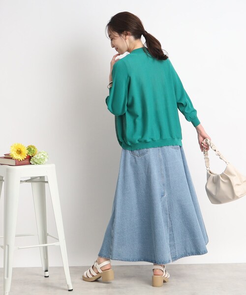 DRESKIP（ドレスキップ）の「◆気になる二の腕カバーにも◎ 7分袖ボレロ　カーディガン（カーディガン/ボレロ・レディース・グリーン/ブラック/ライトベージュ/オフホワイト・00）」の19枚目の写真