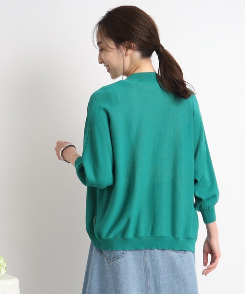 DRESKIP（ドレスキップ）の「◆気になる二の腕カバーにも◎ 7分袖ボレロ　カーディガン（カーディガン/ボレロ・レディース・グリーン/ブラック/ライトベージュ/オフホワイト・00）」の22枚目の写真