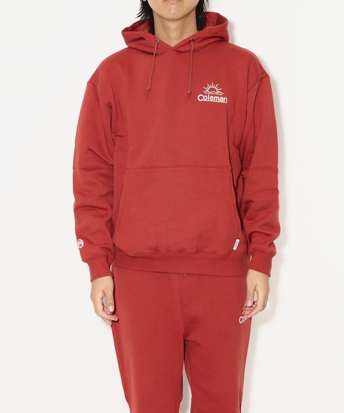 COLEMAN（コールマン）の「【 Coleman / コールマン 】 プルオーバーパーカー フーディー 裏起毛  CM6733 logohoody KFI（パーカー・メンズ・ブラック/ベージュ/ブラウン/レッド/グリーン・MEDIUM/LARGE/X-LARGE）」の6枚目の写真