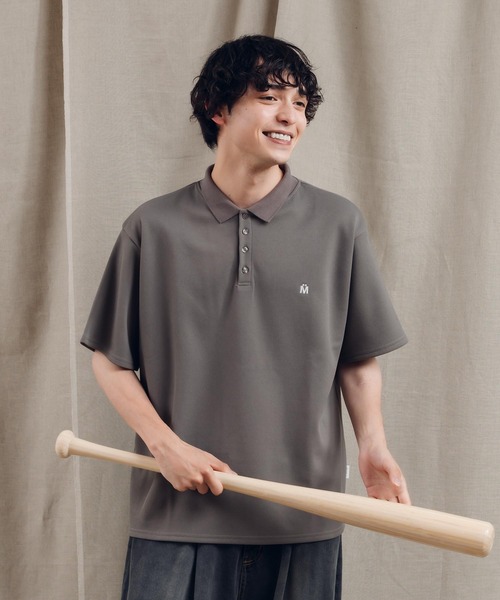 MUHET（ミュエータ）の「ポロシャツ（ポロシャツ・レディース・チャコールグレー/オフホワイト/ブルー/グリーン・X-LARGE/MEDIUM）」の2枚目の写真