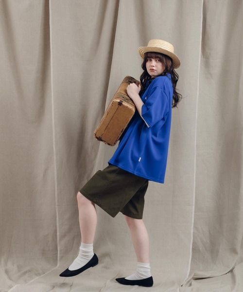 MUHET（ミュエータ）の「ポロシャツ（ポロシャツ・レディース・チャコールグレー/オフホワイト/ブルー/グリーン・X-LARGE/MEDIUM）」の9枚目の写真