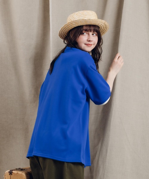 MUHET（ミュエータ）の「ポロシャツ（ポロシャツ・レディース・チャコールグレー/オフホワイト/ブルー/グリーン・X-LARGE/MEDIUM）」の7枚目の写真