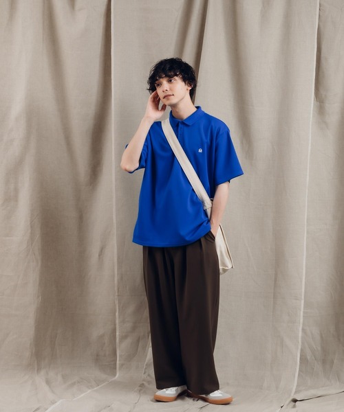 MUHET（ミュエータ）の「ポロシャツ（ポロシャツ・レディース・チャコールグレー/オフホワイト/ブルー/グリーン・X-LARGE/MEDIUM）」の14枚目の写真