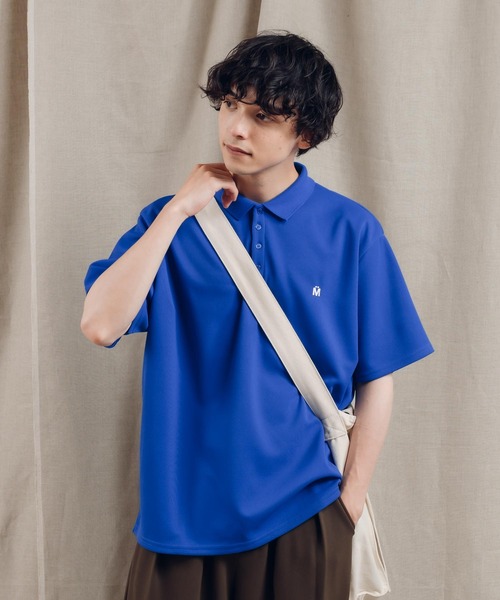 MUHET（ミュエータ）の「ポロシャツ（ポロシャツ・レディース・チャコールグレー/オフホワイト/ブルー/グリーン・X-LARGE/MEDIUM）」の11枚目の写真