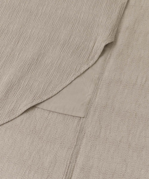 URBAN RESEARCH DOORS（アーバンリサーチドアーズ）の「コットンラップライクストレートワンピース（ワンピース・レディース・グレー系その他/チャコールグレー・MEDIUM）」の11枚目の写真