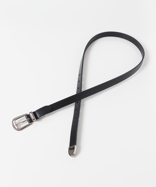 SENSE OF PLACE by URBAN RESEARCH（センスオブプレイスバイアーバンリサーチ）の「20mmウエスタンベルト（ベルト・メンズ・ブラック・ONE）」の3枚目の写真