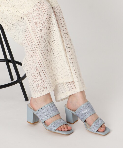 ESPERANZA（エスペランサ）の「◆ツイードカシメスタッズミュールサンダル（サンダル・レディース・ブラック系8/ブルー系8/イエロー系8/アイボリー系8・M/S/LL/L）」の20枚目の写真