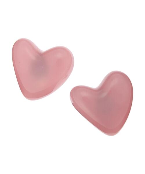 Green　Parks（グリーンパークス）の「・HALF TIME ハートイヤリング（イヤリング・レディース・レッド/ライトブルー/ホワイト/ピンク・FREE）」の8枚目の写真