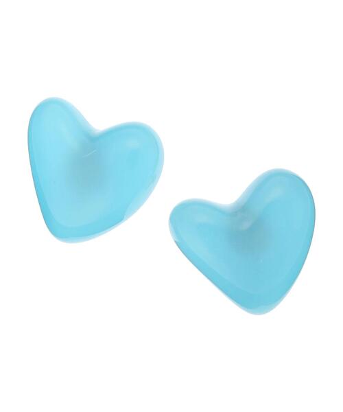 Green　Parks（グリーンパークス）の「・HALF TIME ハートイヤリング（イヤリング・レディース・レッド/ライトブルー/ホワイト/ピンク・FREE）」の9枚目の写真