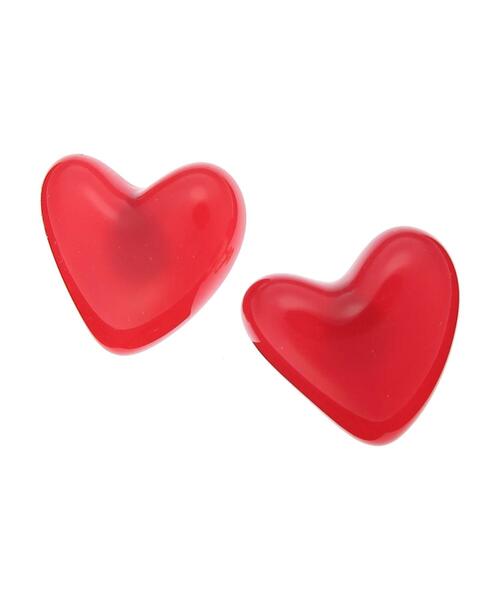 Green　Parks（グリーンパークス）の「・HALF TIME ハートイヤリング（イヤリング・レディース・レッド/ライトブルー/ホワイト/ピンク・FREE）」の10枚目の写真