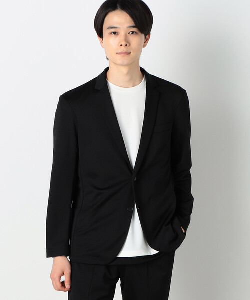 COMME CA ISM（コムサイズム）の「セットアップ対応 ウォッシャブル メッシュ ナローラペル ジャケット（テーラードジャケット・メンズ・グレー/ブラック/ネイビー・SMALL/MEDIUM/LARGE）」の13枚目の写真