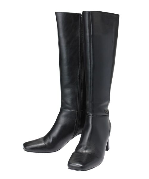 MERCURYDUO(マーキュリーデュオ)の「シンプルロングブーツ(ブーツ・レディース・ブラック/ダークブラウン・36/38)」の21枚目の写真