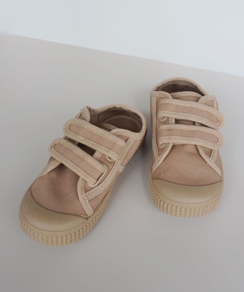 Bambin(ボンバン)の「【 Bambin / ボンバン 】 キッズ ベルクロ キャンバス スニーカー(スニーカー・キッズ・カーキ/アイボリー/ブラック/ベージュ・16cm/17cm/18cm)」の8枚目の写真
