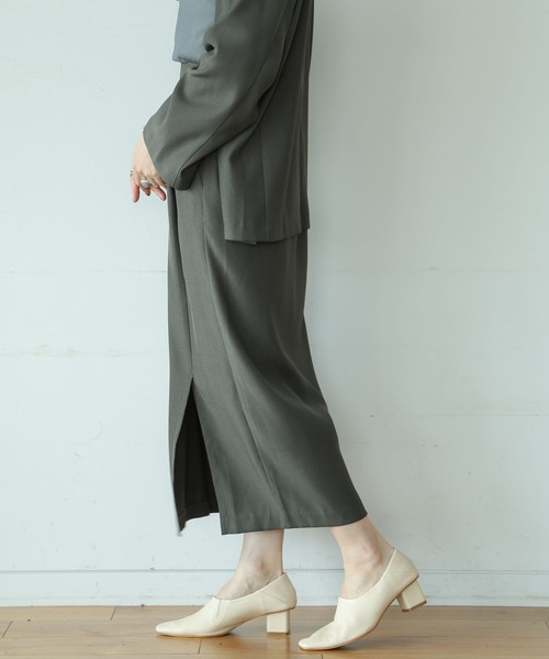 LEPSIM（レプシィム）の「【2点セット】ジャケット&スカートSETUP　966966（セットアップ・レディース・オレンジ/ネイビー/ベージュ/グレー・FREE）」の12枚目の写真