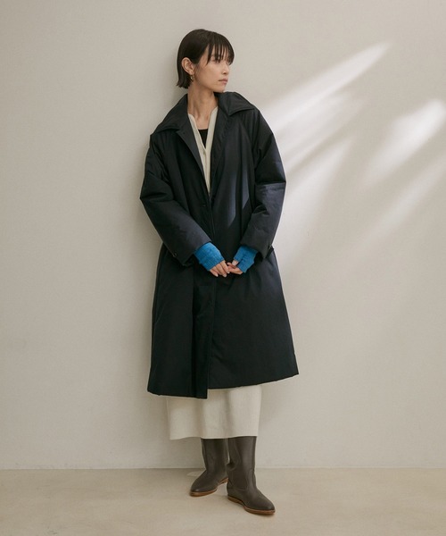 SALON adam et rope'(サロン アダム エ ロペ)の「【COSY(コージー)】2PLYフィンガーレスアームウォーマー(手袋・レディース・チャコールグレー/ブルー系その他4/イエロー系その他/オフホワイト・FREE)」の6枚目の写真