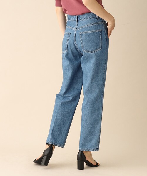 index(インデックス)の「◆センタープレステーパードデニム【洗濯機洗い可】(デニムパンツ・レディース・ブルー/ネイビー・36/38/40/42)」の19枚目の写真