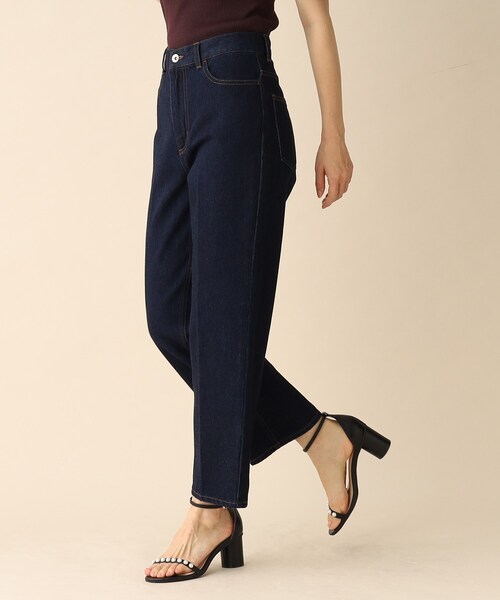 index(インデックス)の「◆センタープレステーパードデニム【洗濯機洗い可】(デニムパンツ・レディース・ブルー/ネイビー・36/38/40/42)」の11枚目の写真