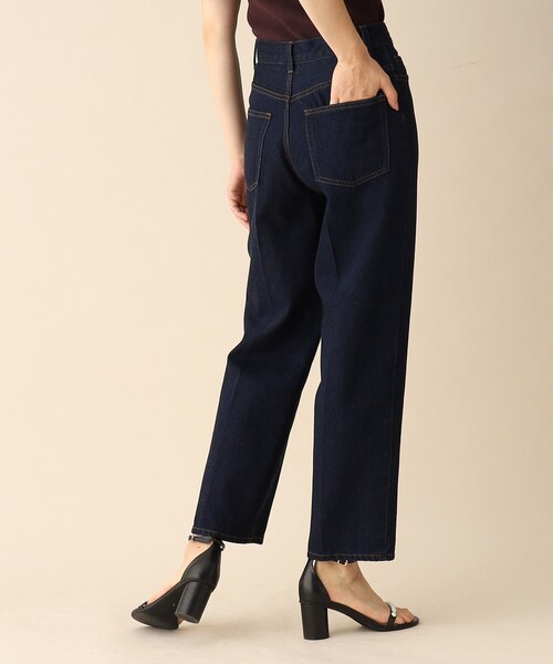 index(インデックス)の「◆センタープレステーパードデニム【洗濯機洗い可】(デニムパンツ・レディース・ブルー/ネイビー・36/38/40/42)」の13枚目の写真