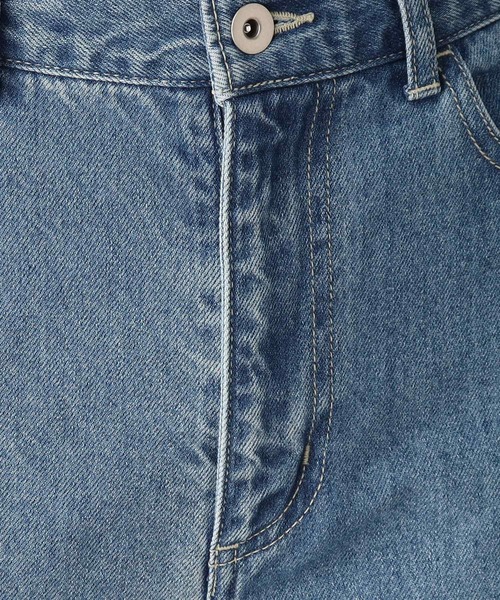 index(インデックス)の「◆センタープレステーパードデニム【洗濯機洗い可】(デニムパンツ・レディース・ブルー/ネイビー・36/38/40/42)」の6枚目の写真